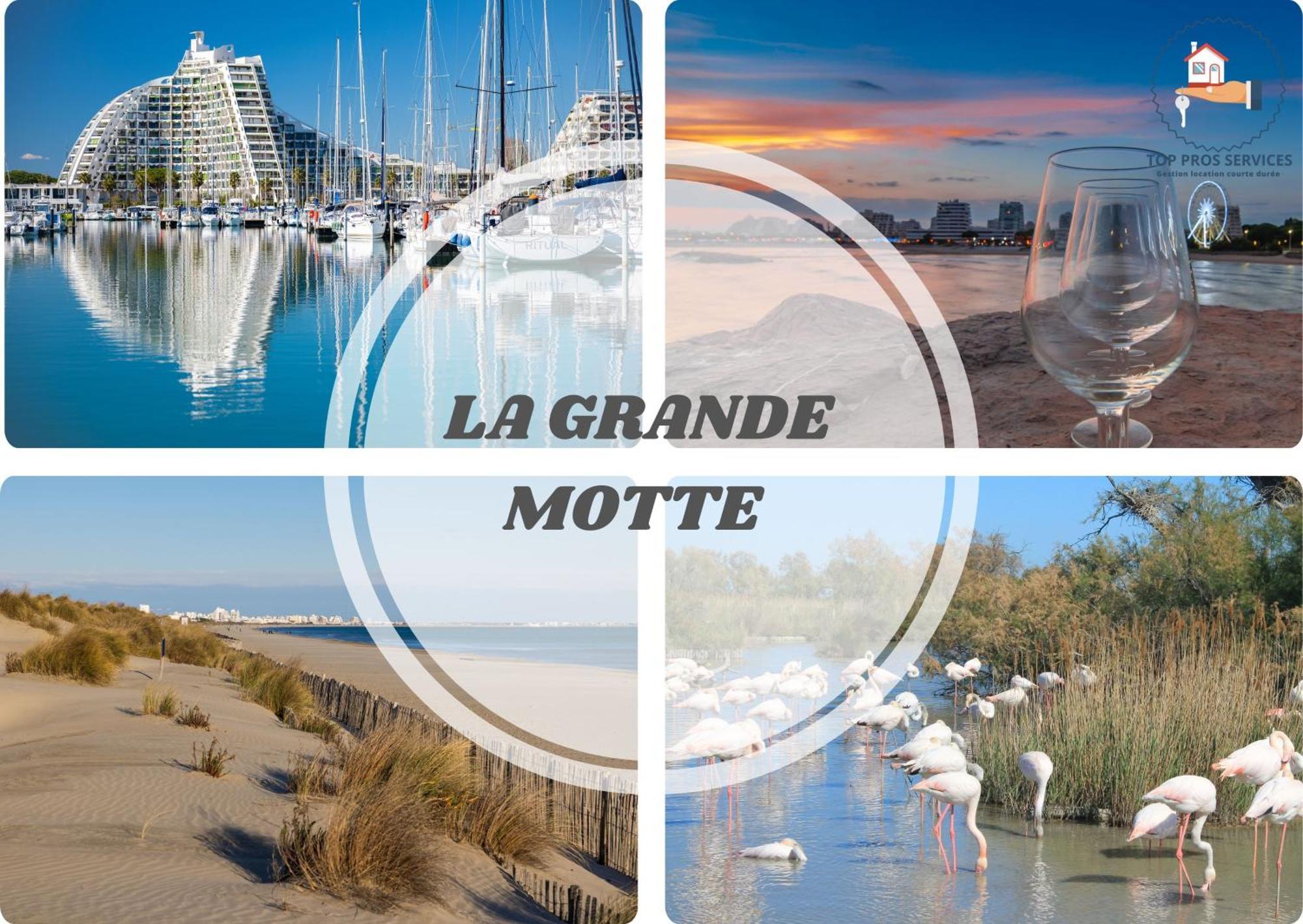 Le Calderini Appart - Face Plage Wifi Et Park Gratuit Calme - Resid Le Surcouf -Top Pros Servicesconciergerie La Grande Motte Kültér fotó